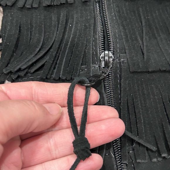 Minnetonka Suede Fringe 5 Layer tall boot women’s size 9 - Picture 14 of 16